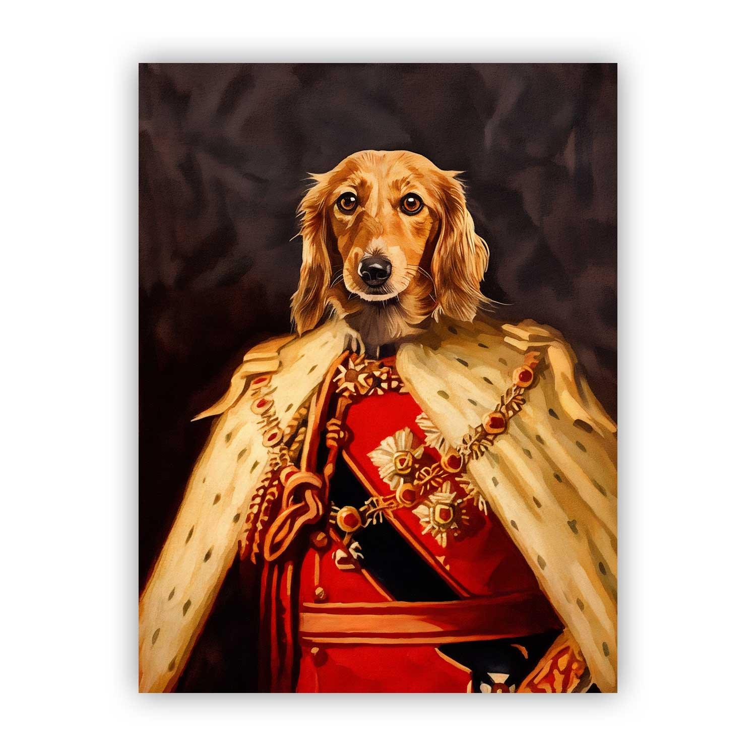 Custom Pet Paint by Numbers – The Regal King