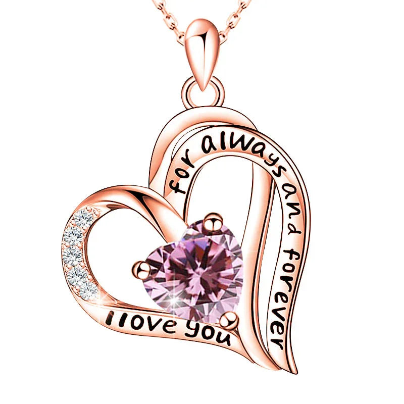 Forever Yours Birthstone Necklace