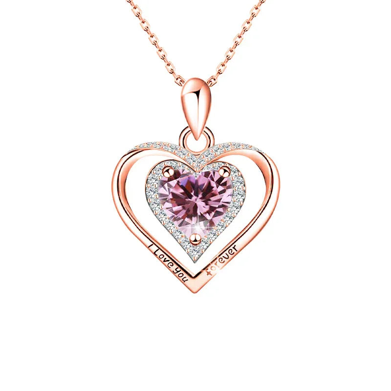 Eternal Promise Birthstone Necklace