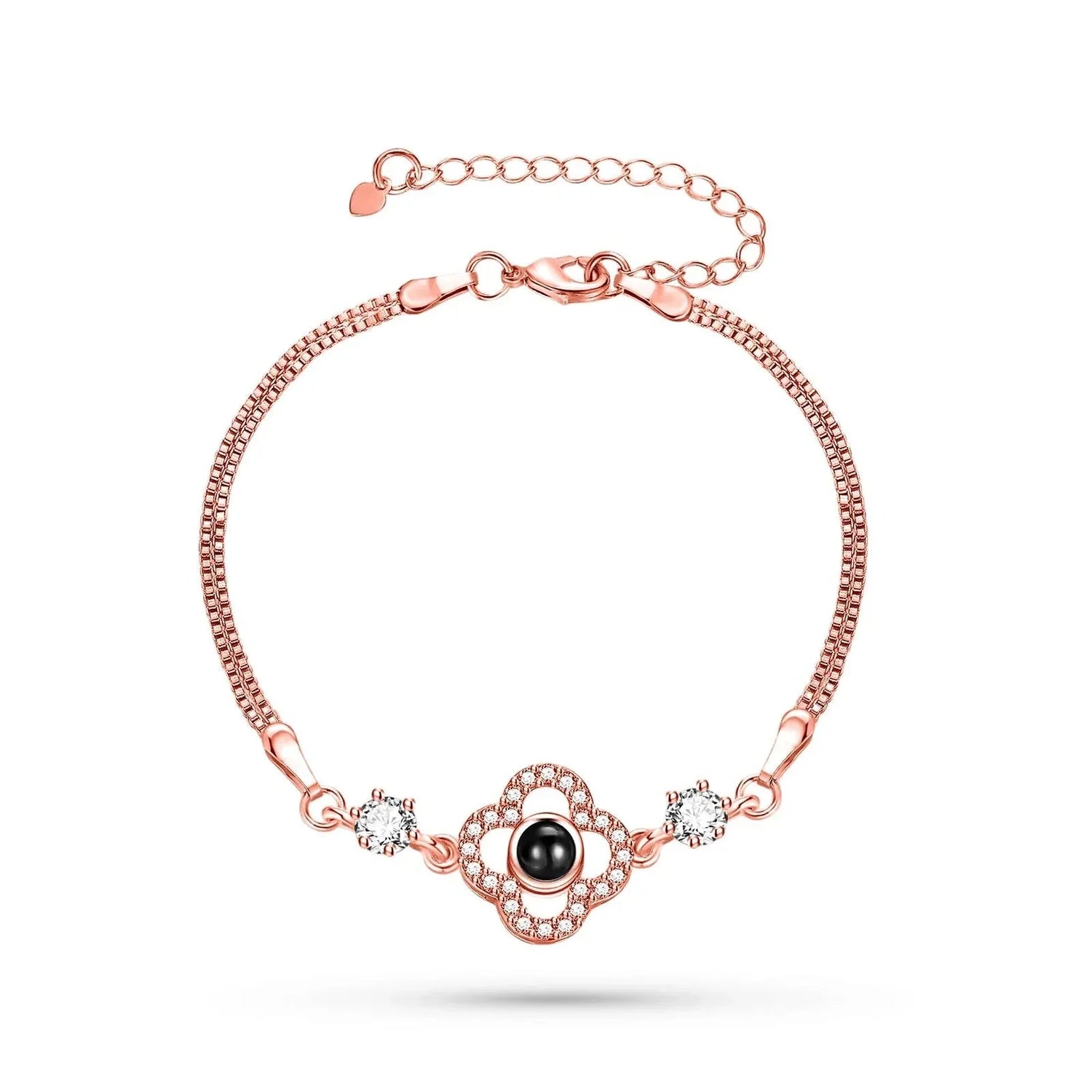 Lucky Clover – Custom Pet Photo Projection Bracelet