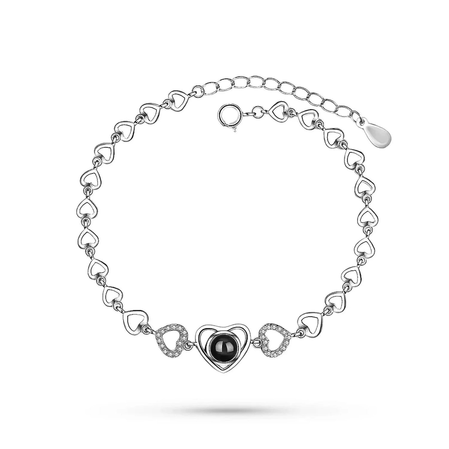 Hearts of Love – Custom Photo Projection Bracelet