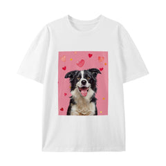 Custom Modern Pet Portrait T-Shirt