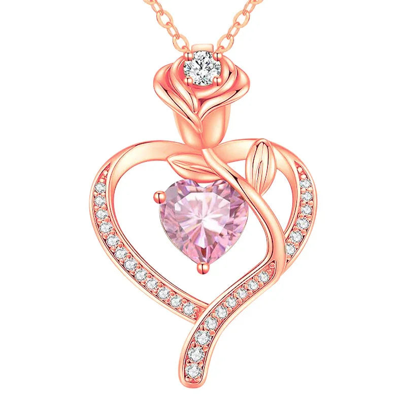 Eternal Bloom Birthstone Necklace