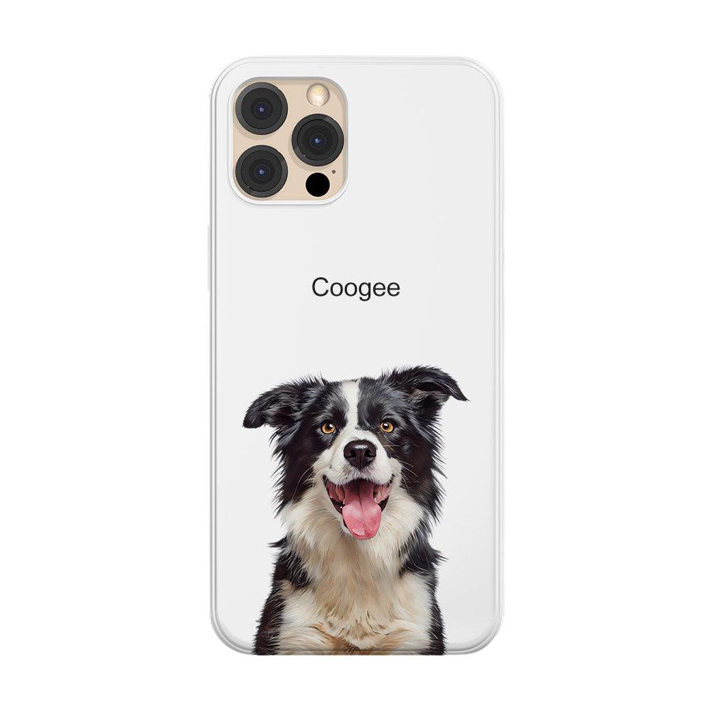 Custom Modern Pet Portrait Phone Case