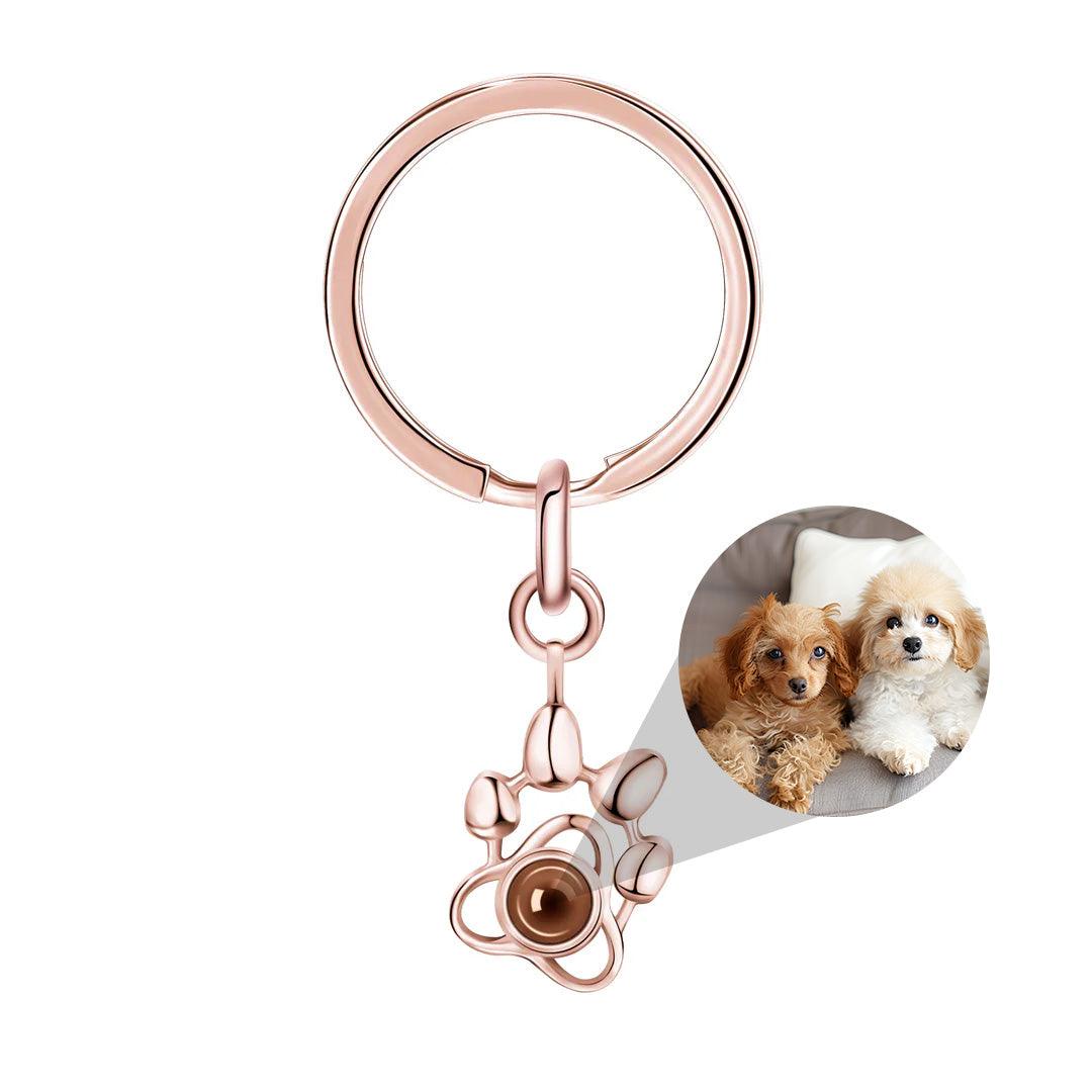 Print of Love – Custom Pet Photo Projection Keychain