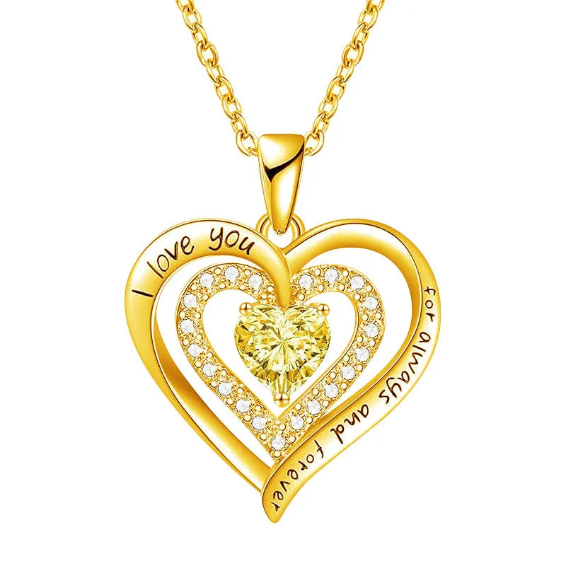 Forever Bond Birthstone Necklace