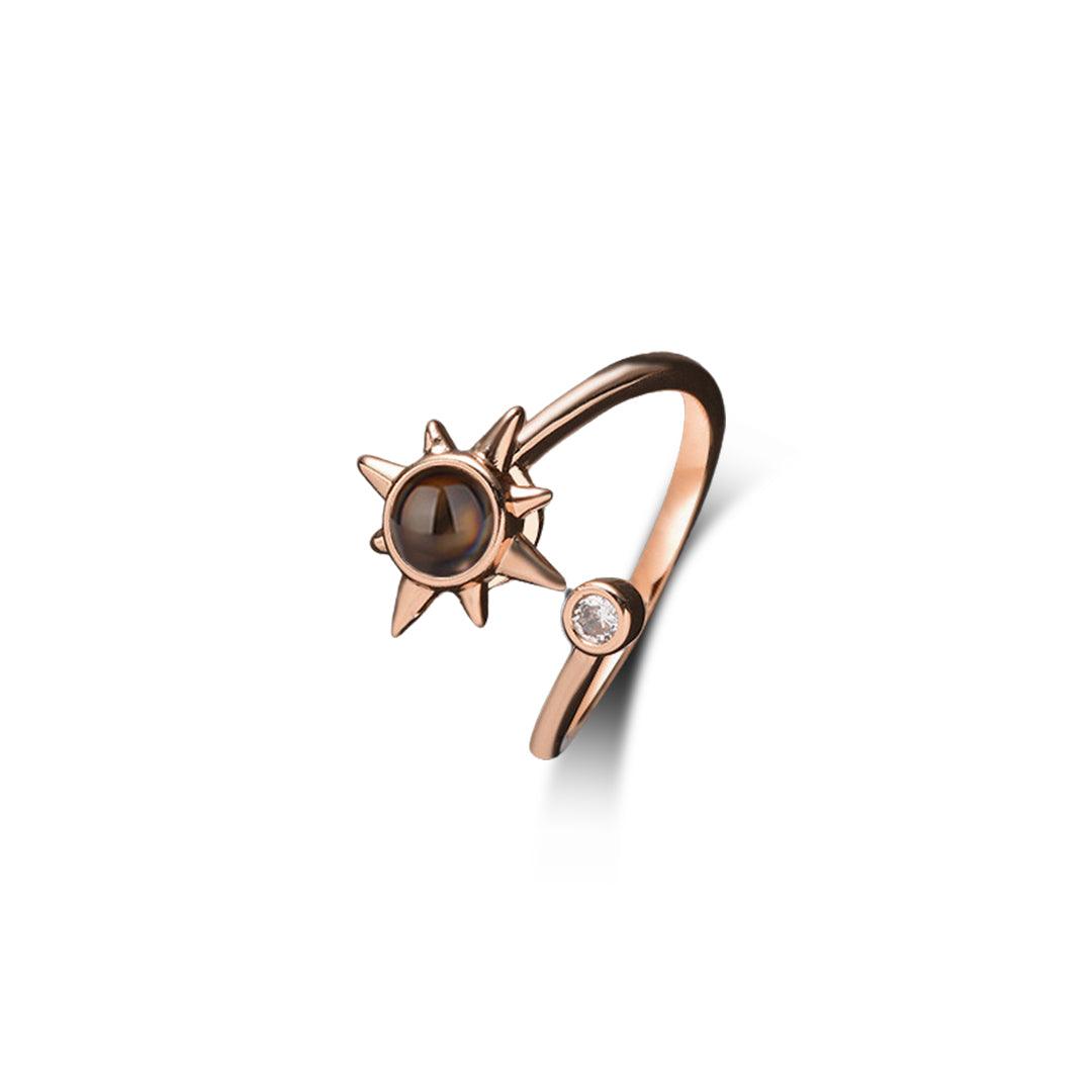 Starlight Bond – Custom Pet Photo Projection Ring