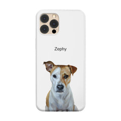 Custom Modern Pet Portrait Phone Case