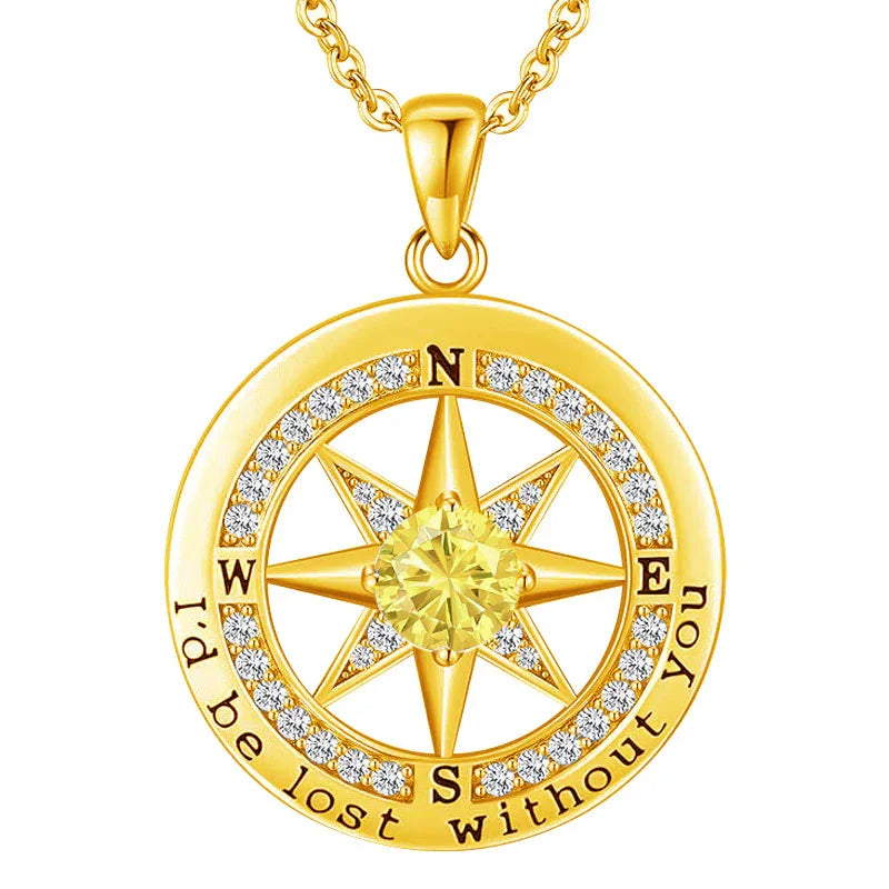 Guiding Star Birthstone Necklace