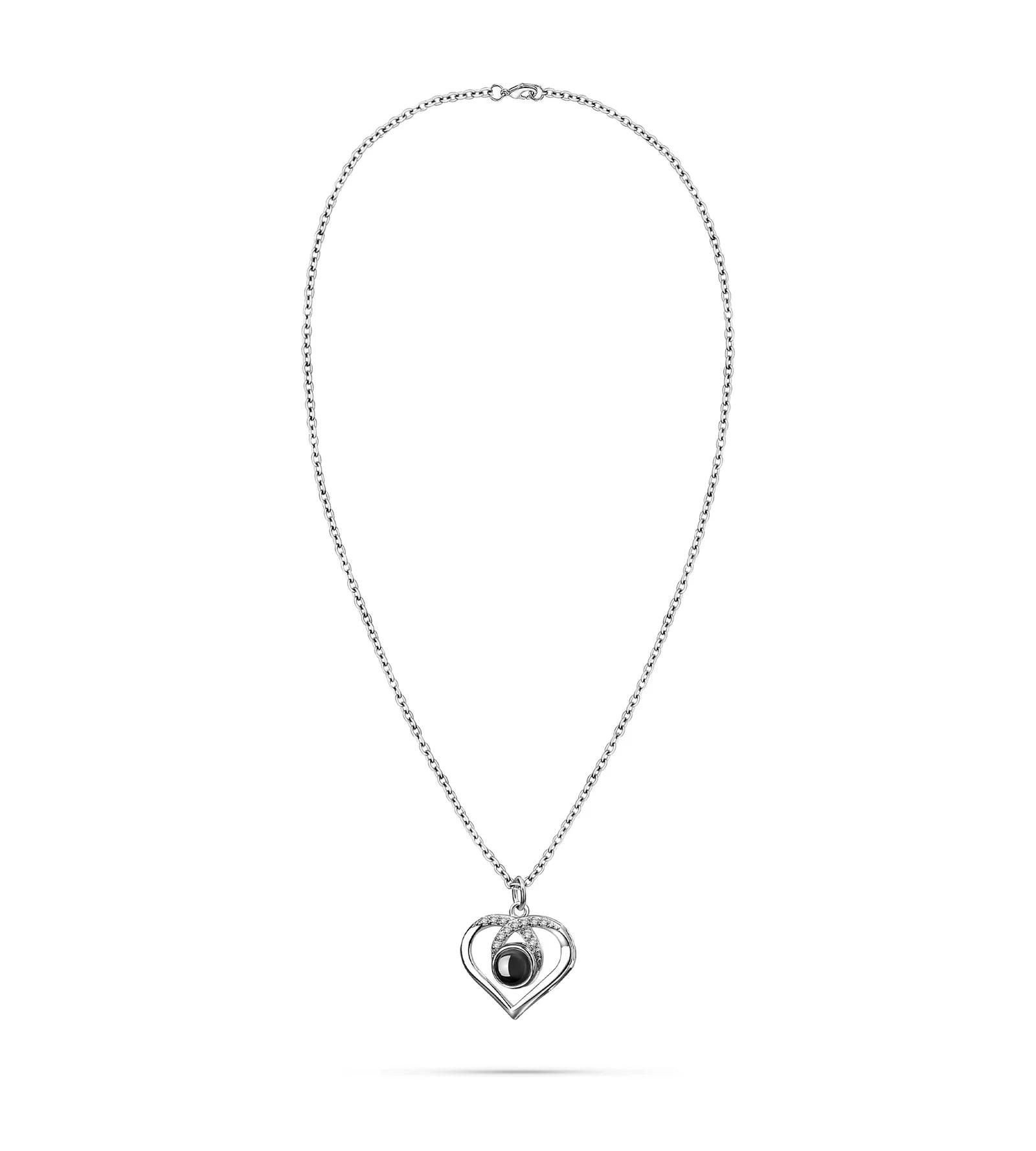Loyal Heart – Custom Pet Photo Projection Necklace