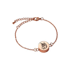 Custom Engraved Pet Hair Bracelet | Personalised Memorial Keepsake