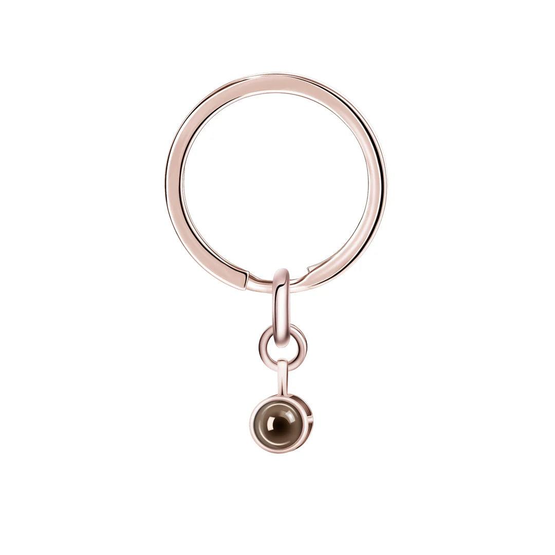 Circle of Love – Custom Pet Photo Projection Keychain