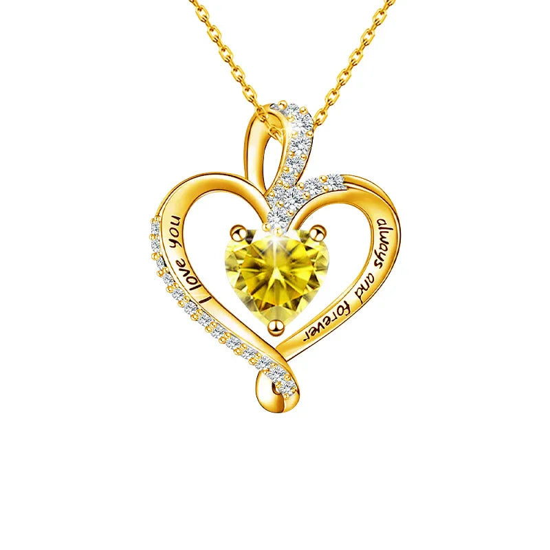 Endless Devotion Birthstone Necklace