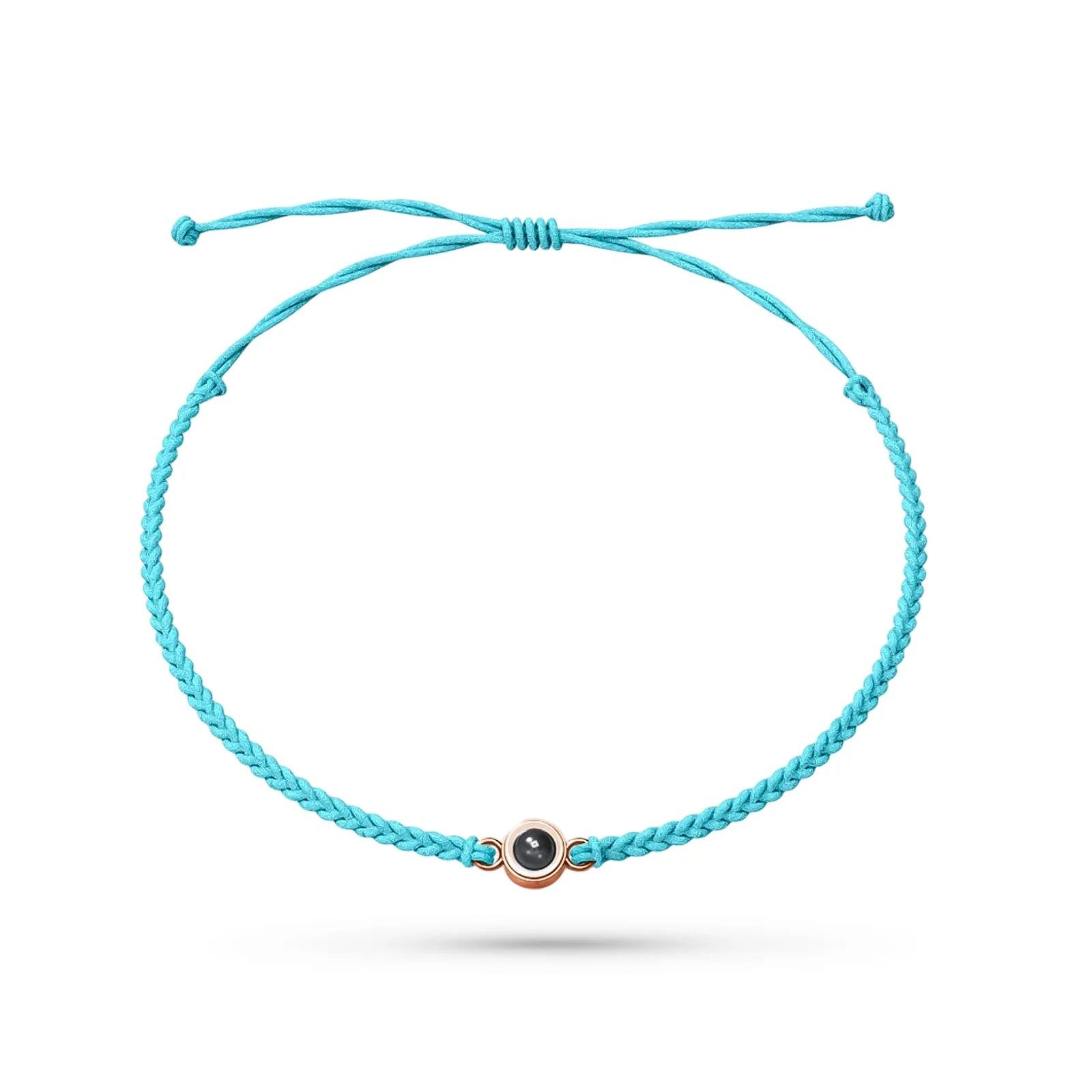 Always With Me – Personalized Pet Photo Braided Bracelet