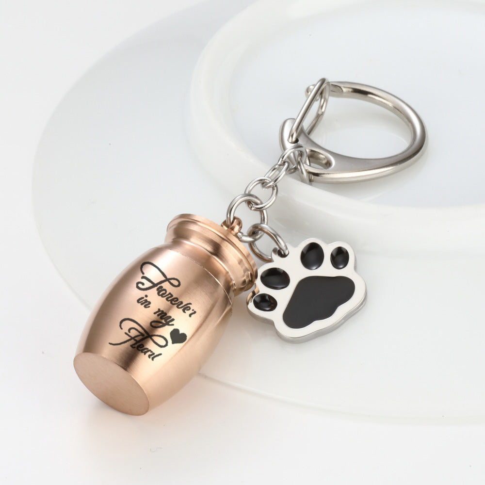 Forever in My Heart Urn Keychain