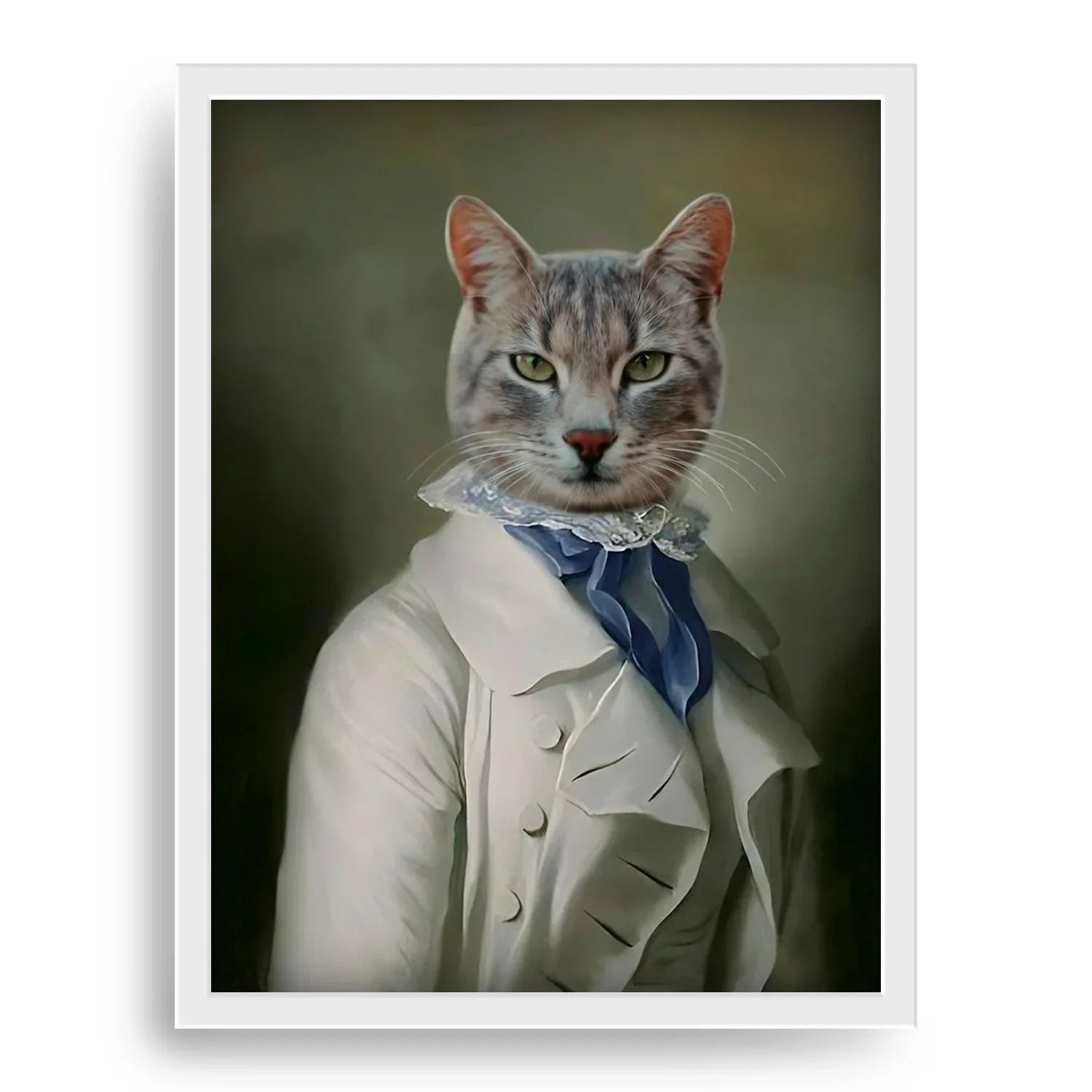 Custom Renaissance Pet Portrait – Personalized Royal Pet Painting