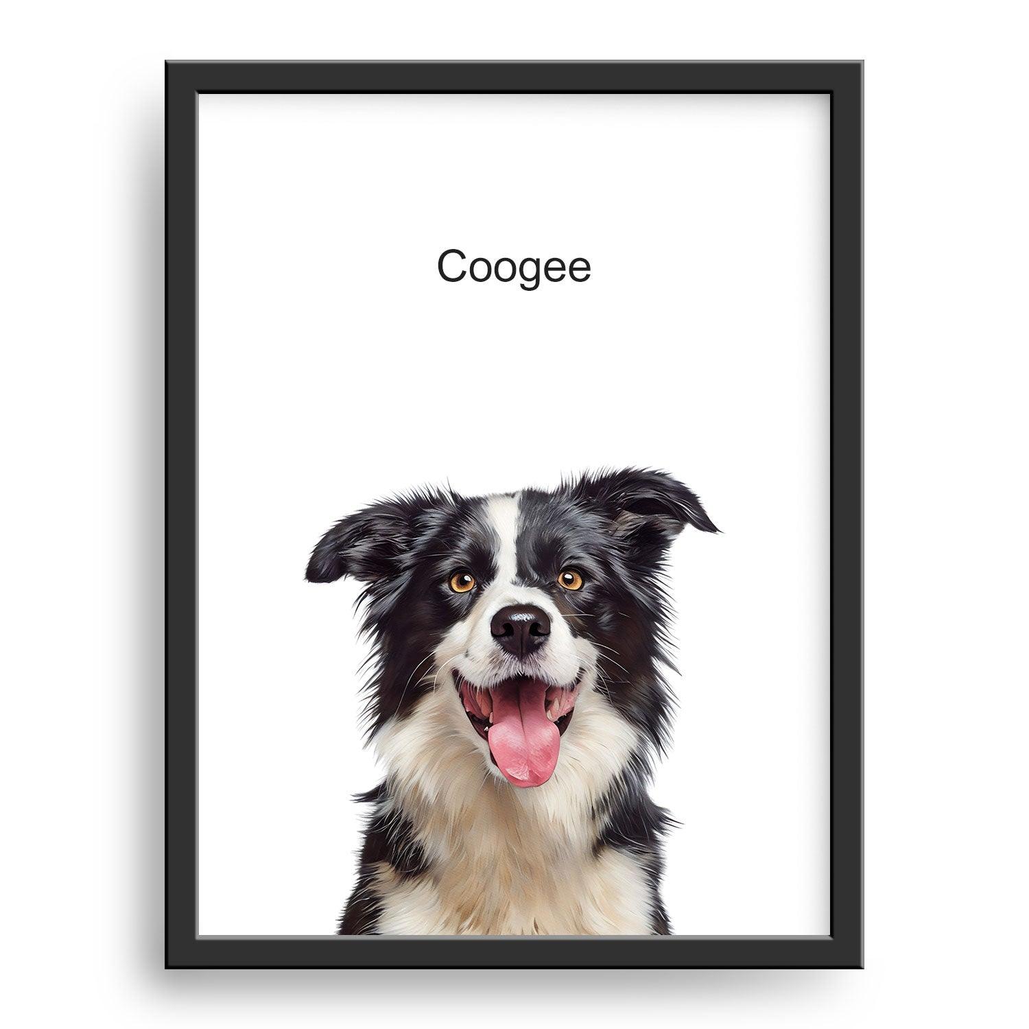 Custom Modern Pet Portrait