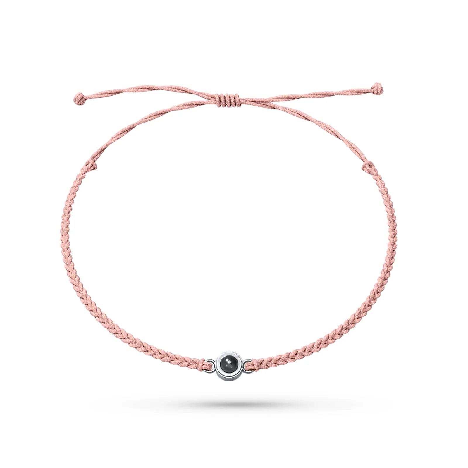 Always With Me – Personalized Pet Photo Braided Bracelet