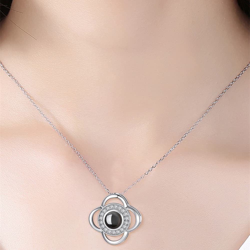Forever in Bloom – Personalized Pet Photo Necklace