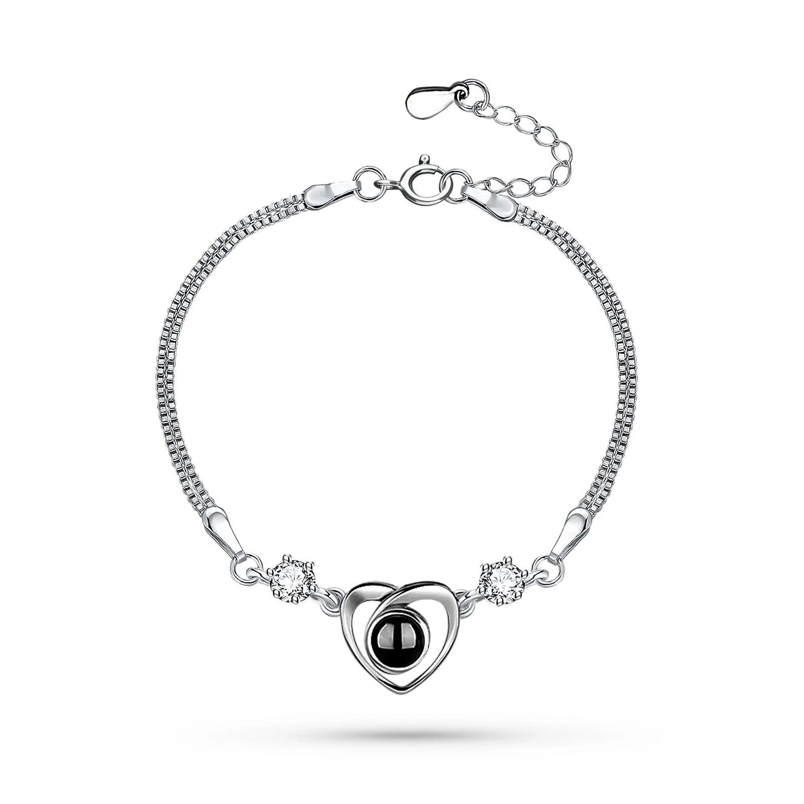 Heart of My Pet – Custom Pet Photo Projection Bracelet
