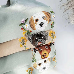 Custom Pet Embroidered Sweatshirt