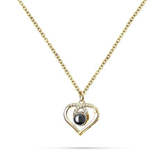 Loyal Heart – Custom Pet Photo Projection Necklace