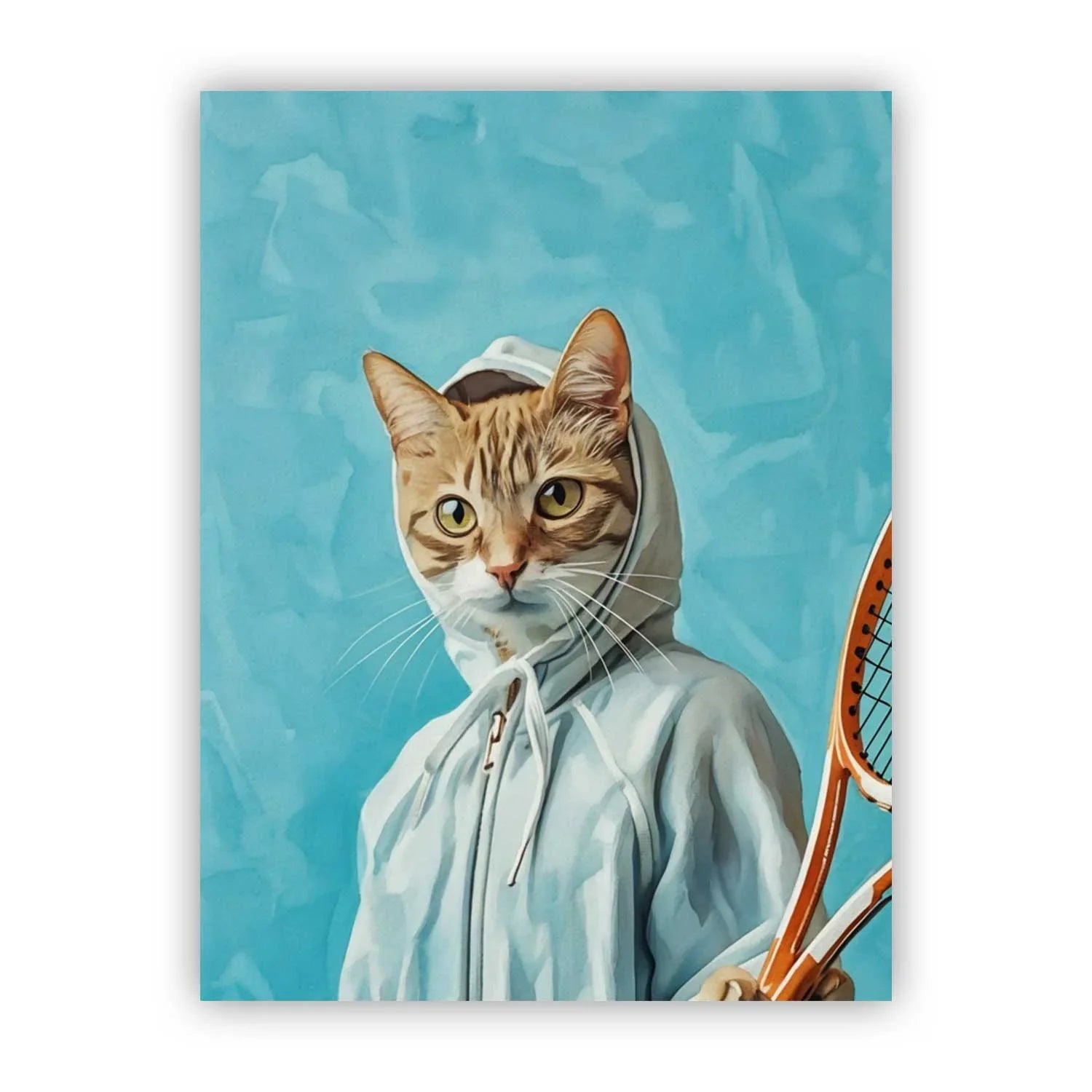 Custom Pet Paint by Numbers – The Tennis Player