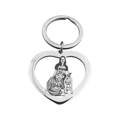 Custom Engraved Pet Keychain – Personalized Dog or Cat Memorial Gift