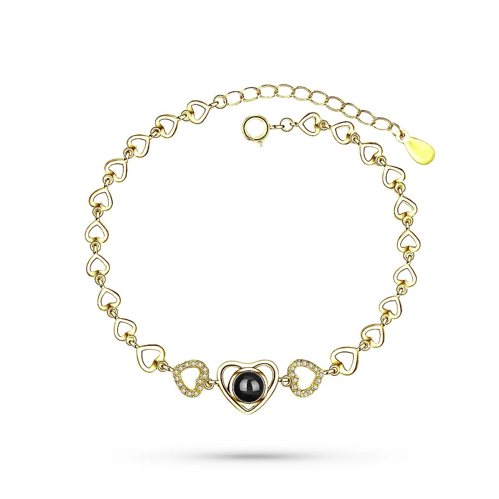 Hearts of Love – Custom Pet Photo Projection Bracelet