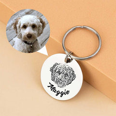 Custom Engraved Pet Keychain | Celebrate the Bond You Share