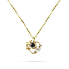 Floral Path – Custom Pet Photo Projection Necklace