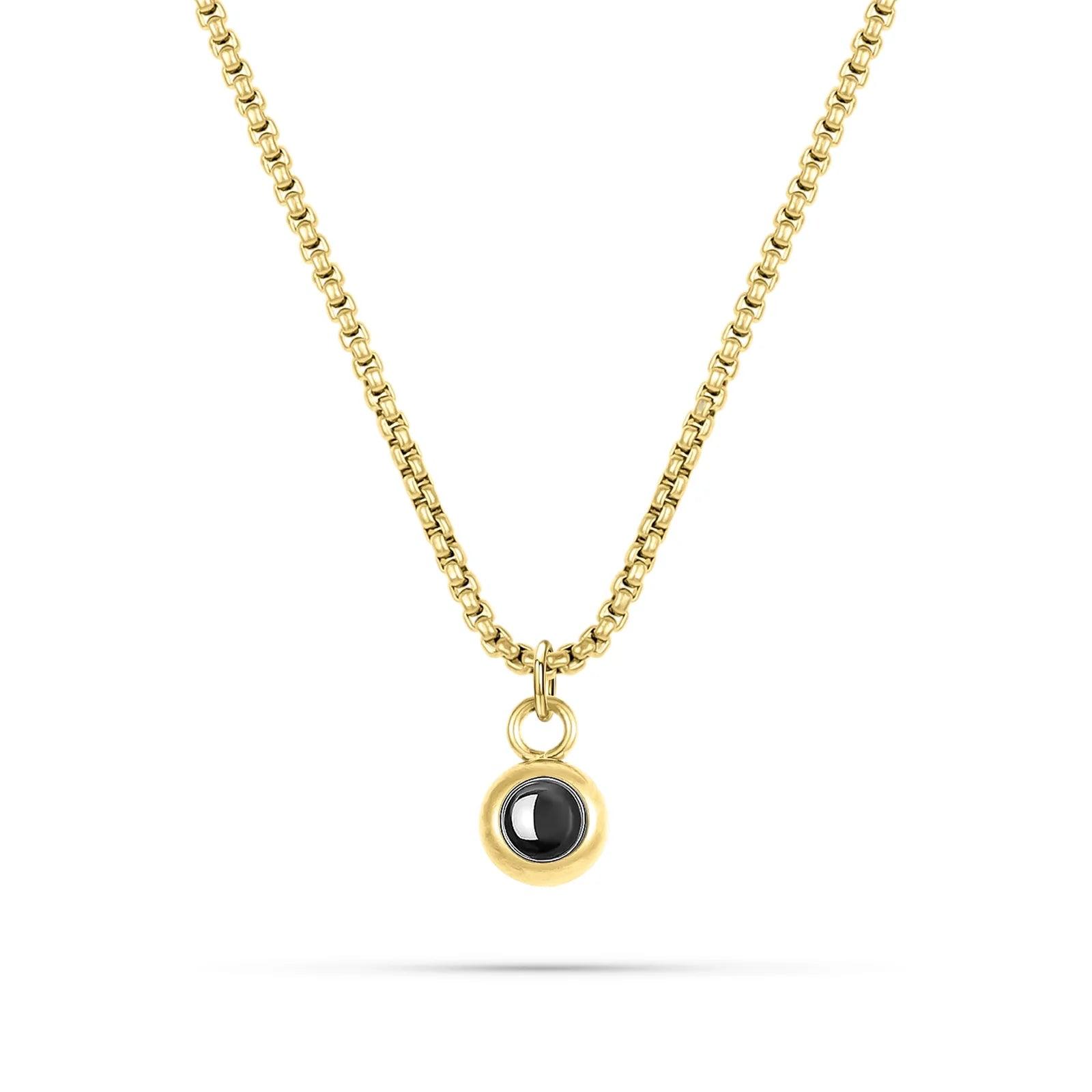 Circle of Love – Custom Pet Photo Projection Necklace