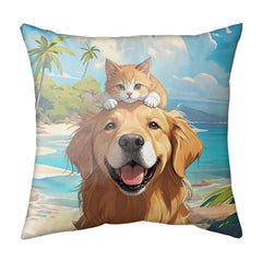 Custom Pet Cartoon Portrait Pillow