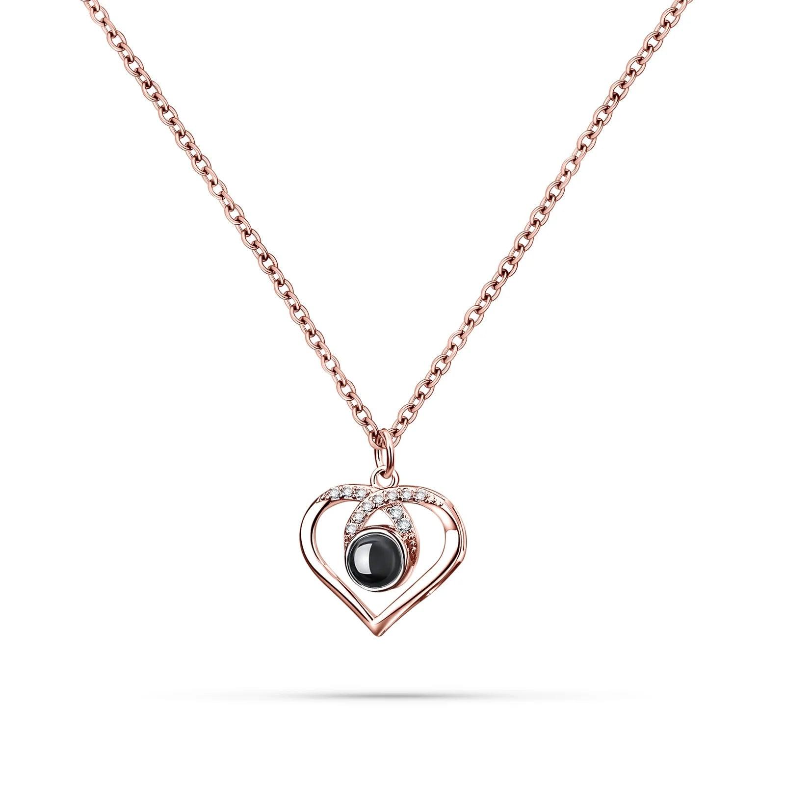Loyal Heart – Custom Pet Photo Projection Necklace