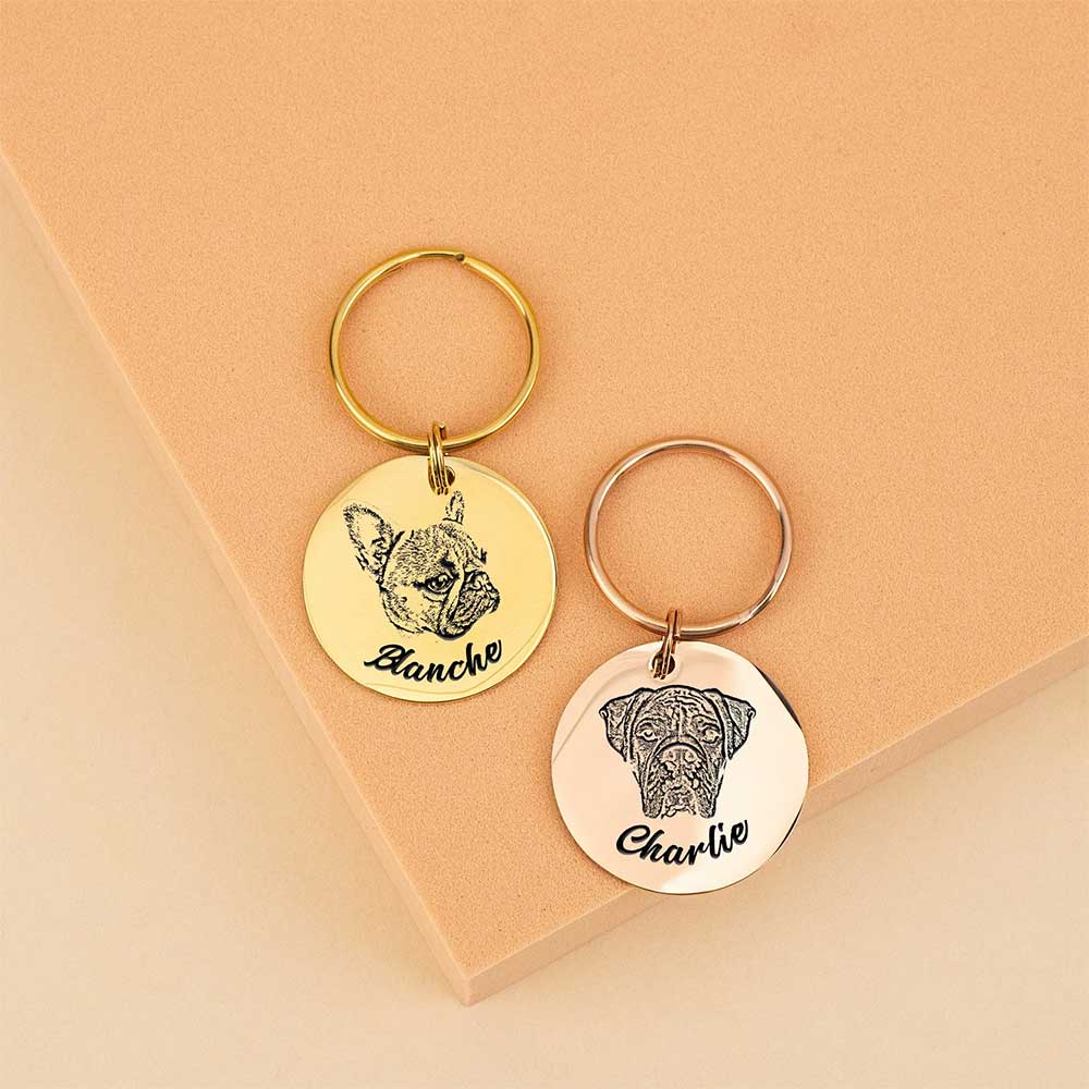 Custom Engraved Pet Keychain | Celebrate the Bond You Share