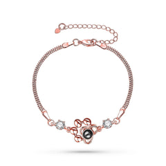 Pawprint of My Heart – Custom Pet Projection Bracelet