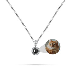 Halo Glow – Custom Pet Photo Projection Necklace