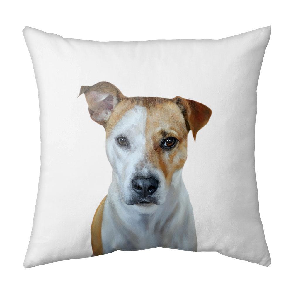 Custom Modern Pet Portrait Pillow