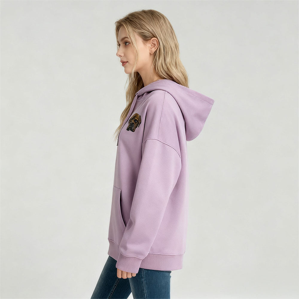 Essential Lightweight Custom Pet Embroidered Drawstring Hoodie