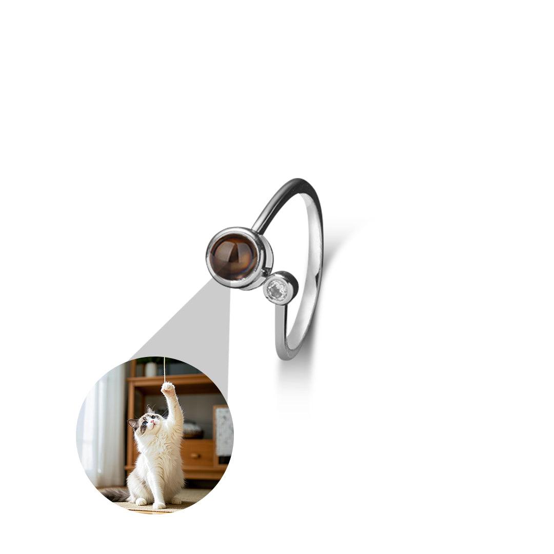 PetGlow – Custom Minimalist Pet Photo Projection Ring