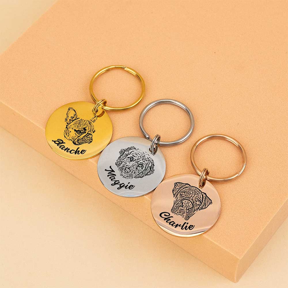 Custom Engraved Pet Keychain | Celebrate the Bond You Share
