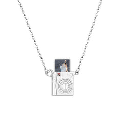 Custom Photo Camera Necklace