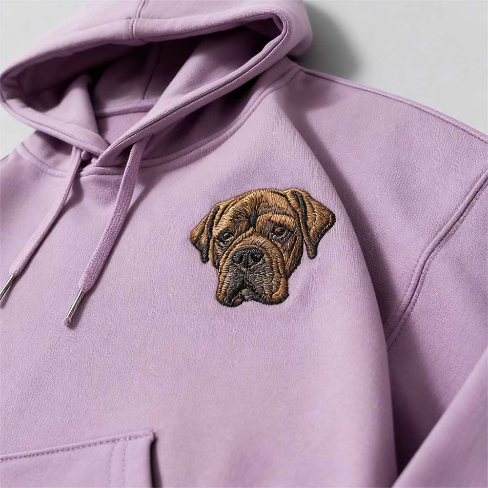 Essential Lightweight Custom Pet Embroidered Drawstring Hoodie