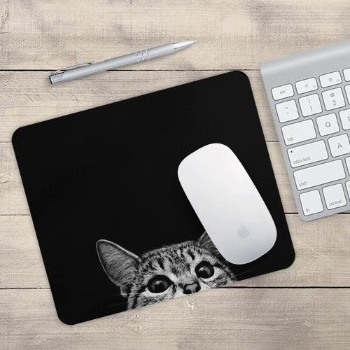 Custom Pet Mouse Pad – Round or Square | Non-Slip Natural Rubber