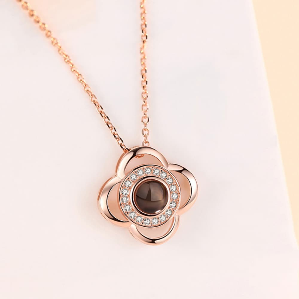 Forever in Bloom – Personalized Pet Photo Necklace