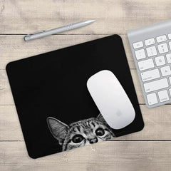 Custom Pet Mouse Pad – Round or Square | Non-Slip Natural Rubber