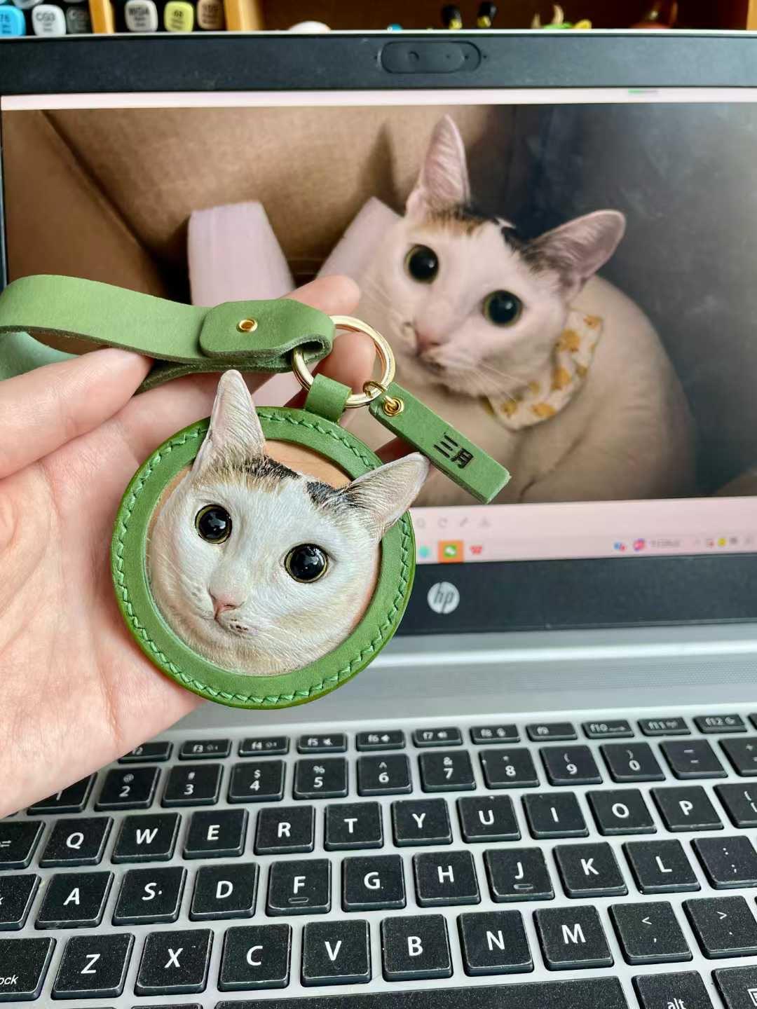 Paw-sonalized Leather Pet Portraits