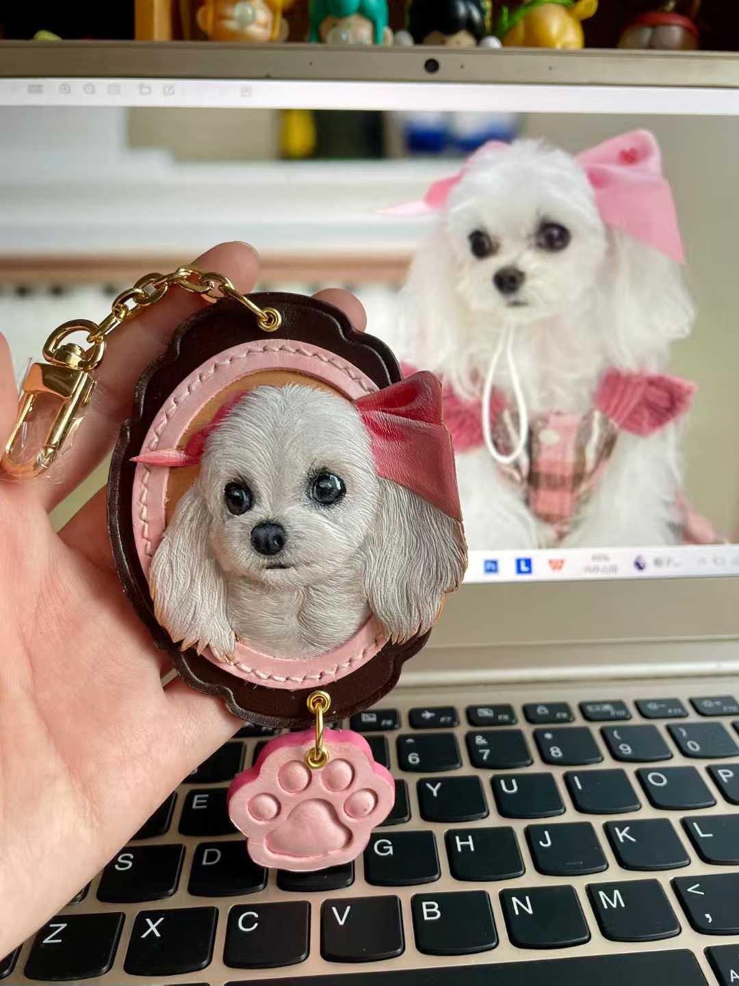 Paw-sonalized Leather Pet Portraits