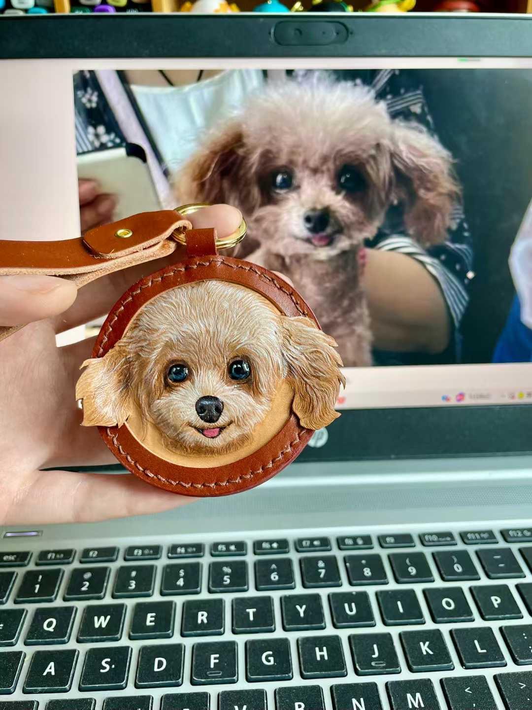 Paw-sonalized Leather Pet Portraits