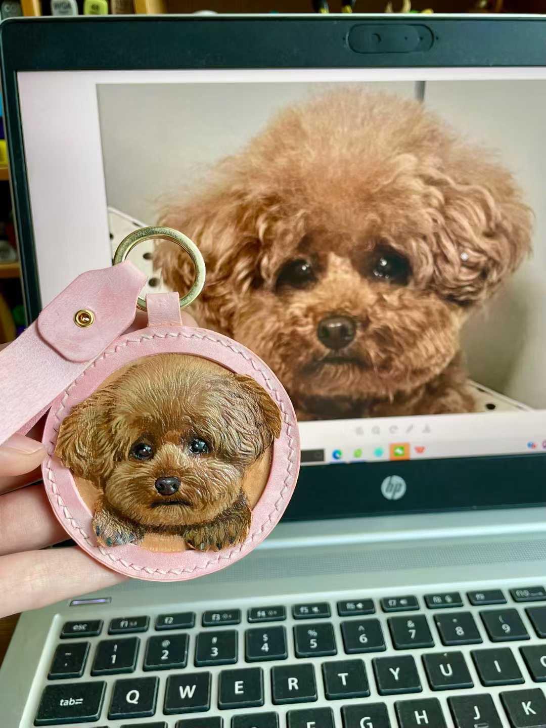 Paw-sonalized Leather Pet Portraits